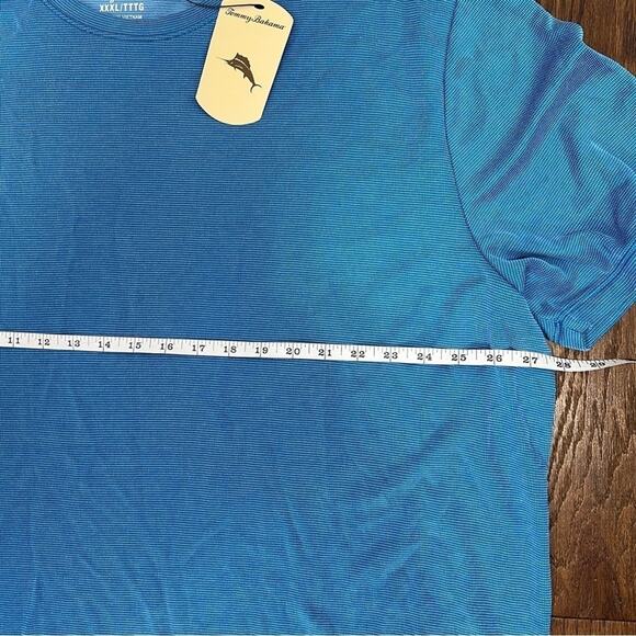 Tommy Bahama Men's XXXL TG Blue Performance Wicking UPF30 Beach Poly T-Shir - Picture 7 of 7